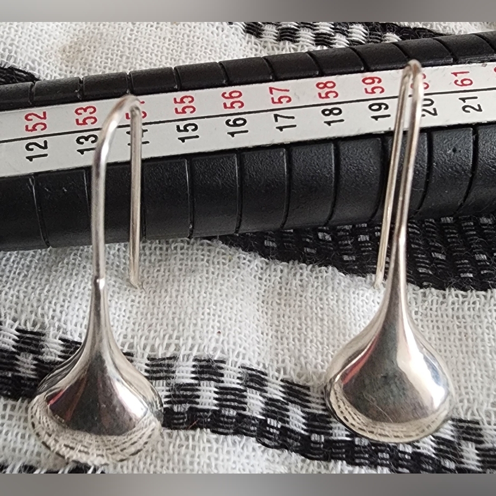 Nataliya V Collister 925 Silver Drop Earrings